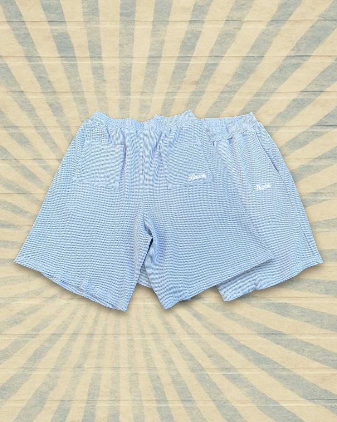 HAVLOW Waffle Knit Shorts